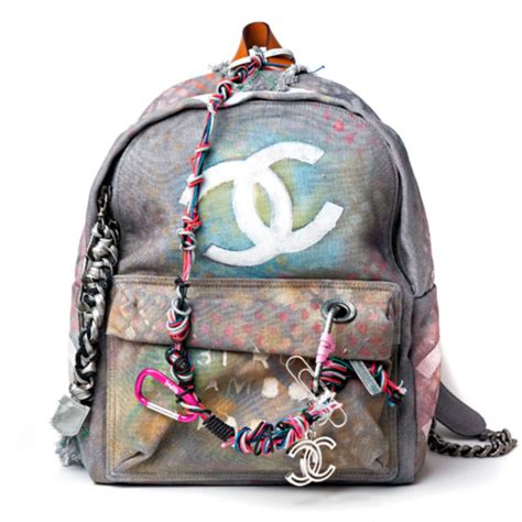 buy chanel backpack|authentic chanel graffiti backpack.